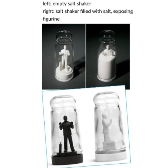 Drowning in Debt S & P Shakers by Artist/Designer Sebastian Errazuriz - Picture 1 of 5